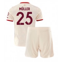 Bayern Munich Thomas Muller #25 Tredje sæt Børn 2024-25 Kortærmet (+ Korte bukser)